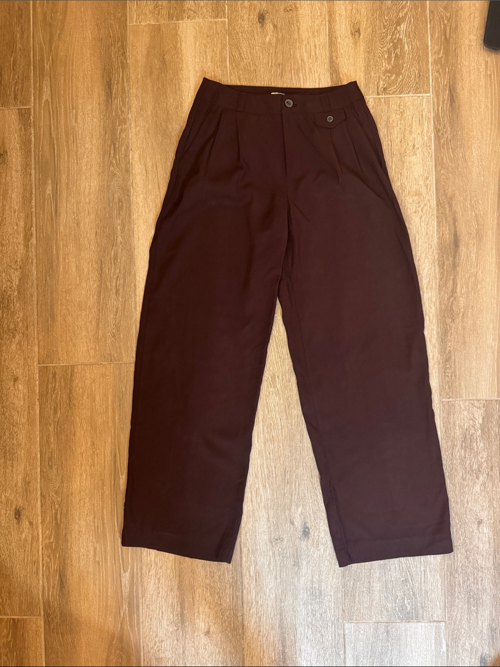 a new day women’s Wide Straight Chinos in Dark Brown